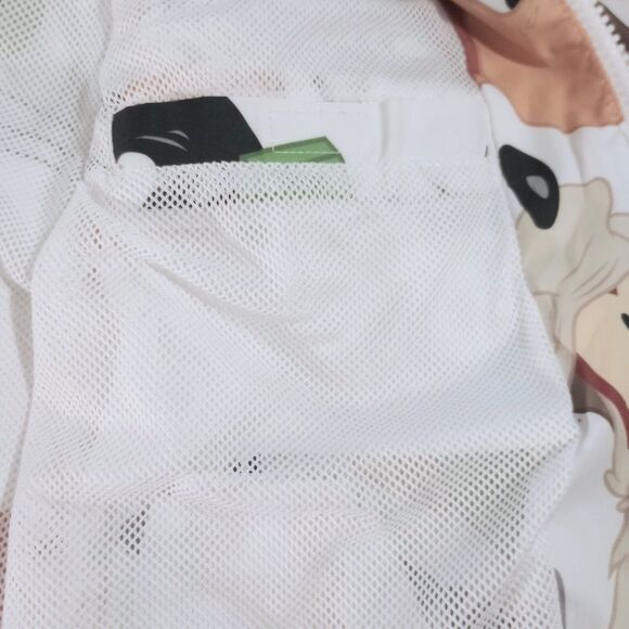 Looney Tunes Character Jacket sz 10/12 Youth Members Only Hooded Windbreaker - Picture 6 of 8